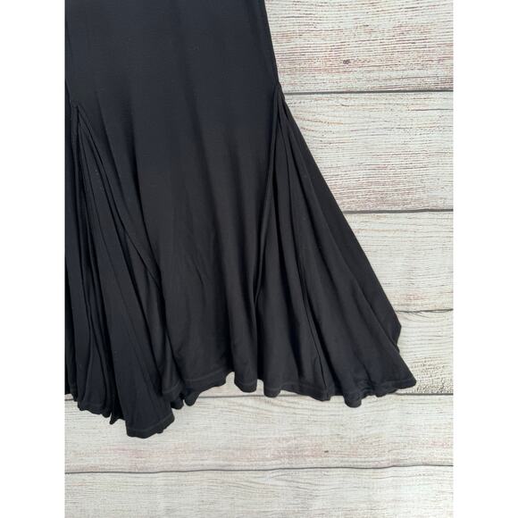 Max Edition Tulil Pull On Maxi Skirt Womens Large Black Stretch - Picture 4 of 10